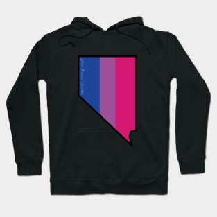 Nevada Bisexual Pride Flag Hoodie